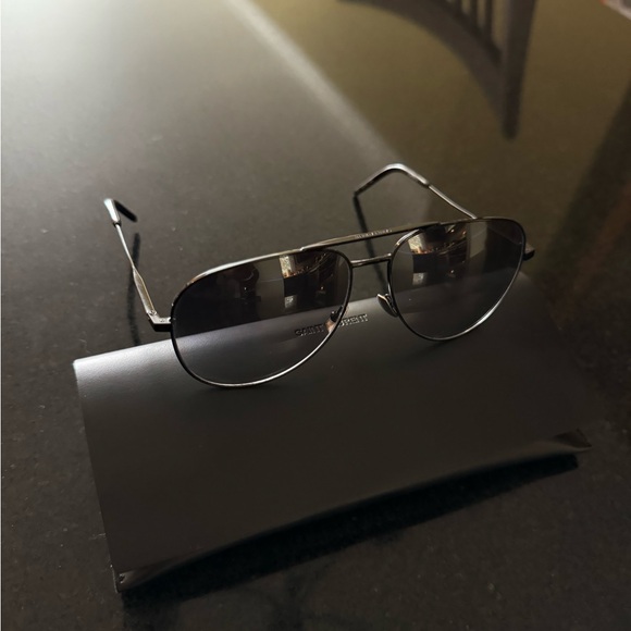 Saint Laurent Paris Gradient Aviator Sunglasses - Picture 4 of 16